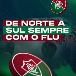 De norte a sul sempre com o Flu (From north to south always with Flu)