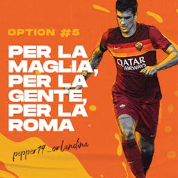 For the shirt, for the people, for Roma.