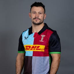 Danny Care marked his 350th appearance with a try, a big smile and trademark kiss to the South Stand