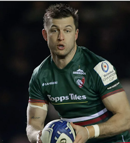 Handre Pollard’s third successful conversion extending Leicester Tigers lead to 18 points