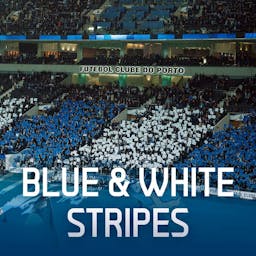 Blue & White Stripes
